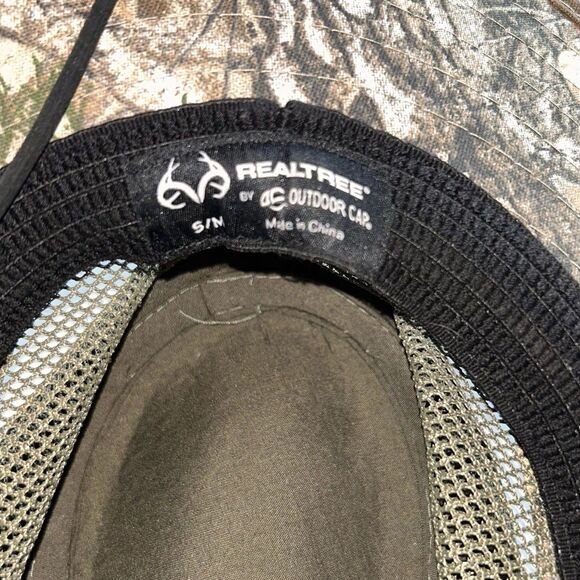 Realtree Edge Brim Hat Wire Edged Drawstring Camouflage Boonie Hunting Cap S/M - Picture 4 of 5